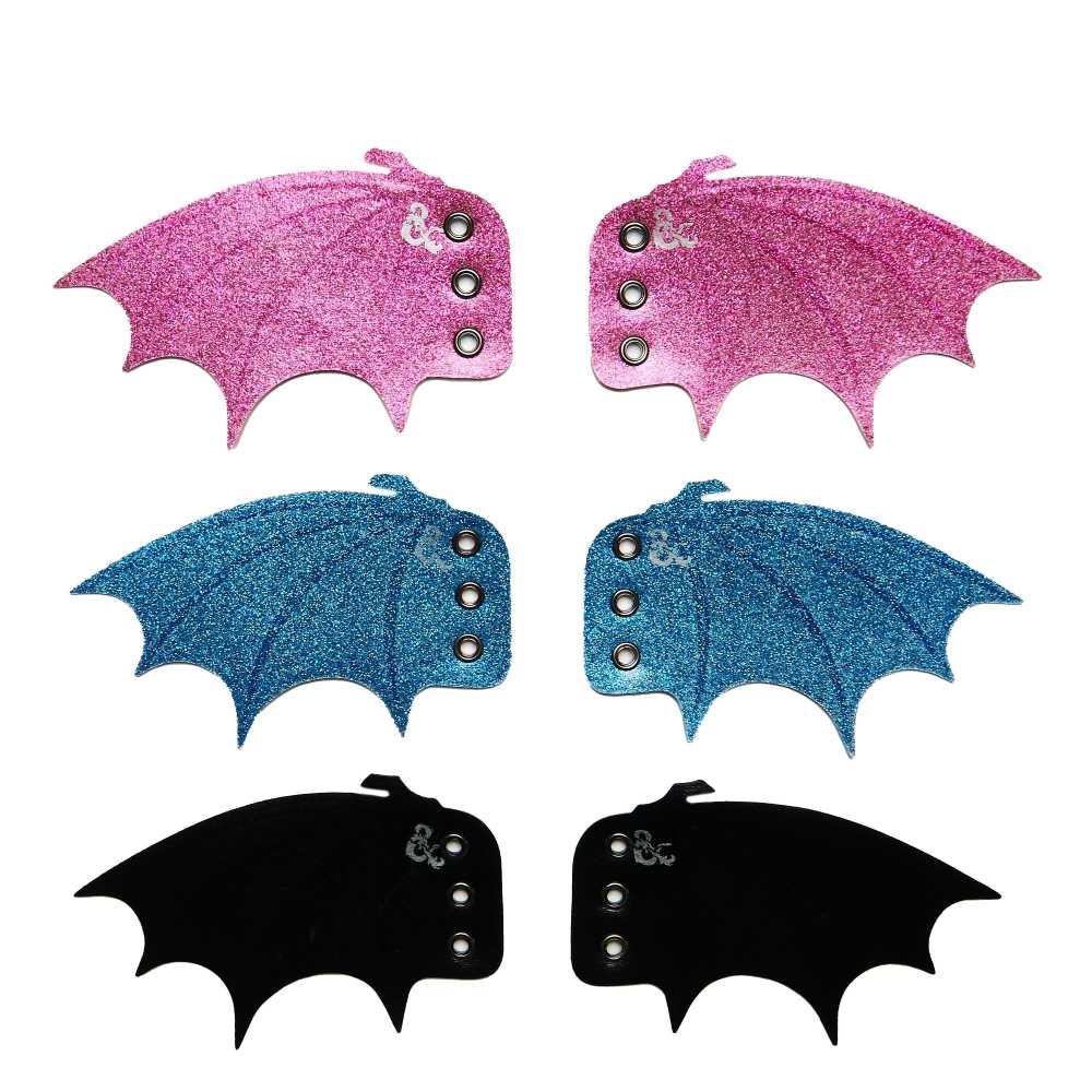 Koi Footwear Dungeons & Dragons - Draco Shoe Wings- Multipack of 3 Schuhzubehör - Mehrfarben